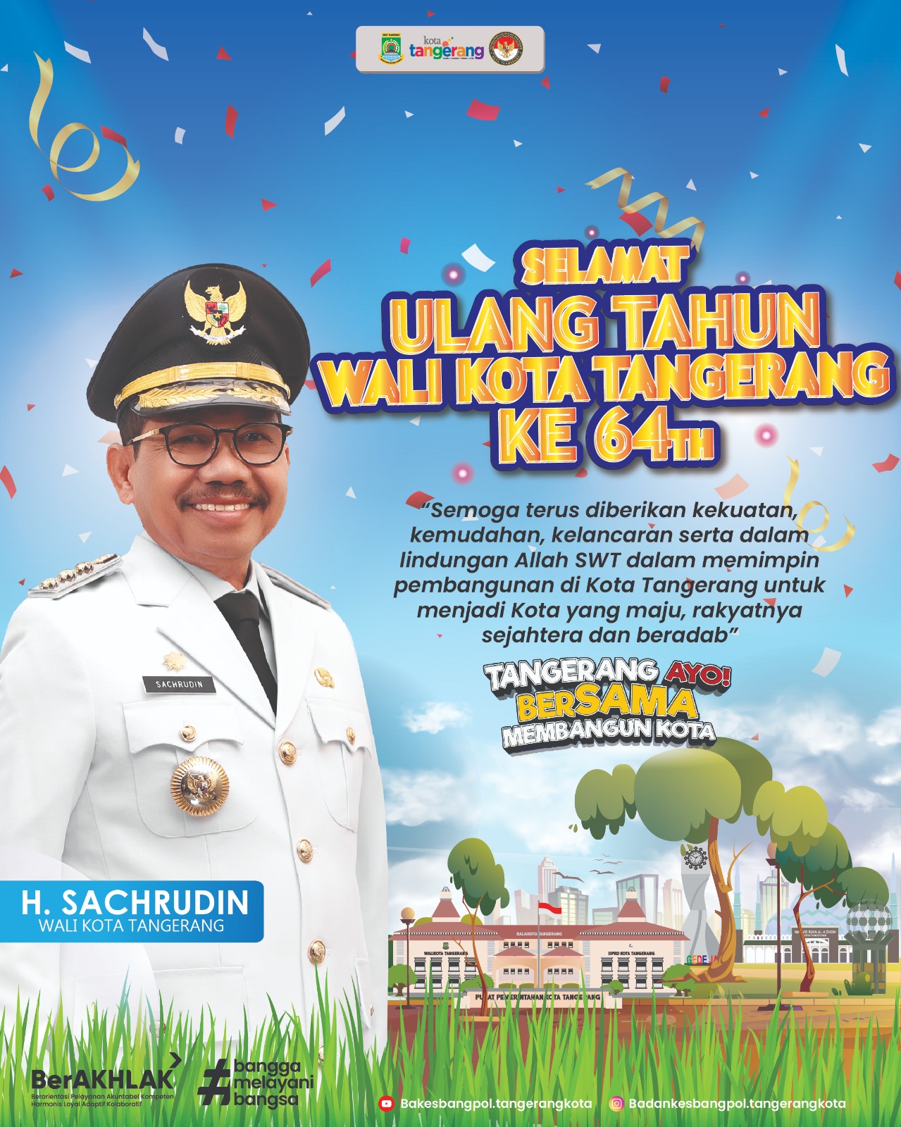Selamat Ulang Tahun Wali Kota Tangerang