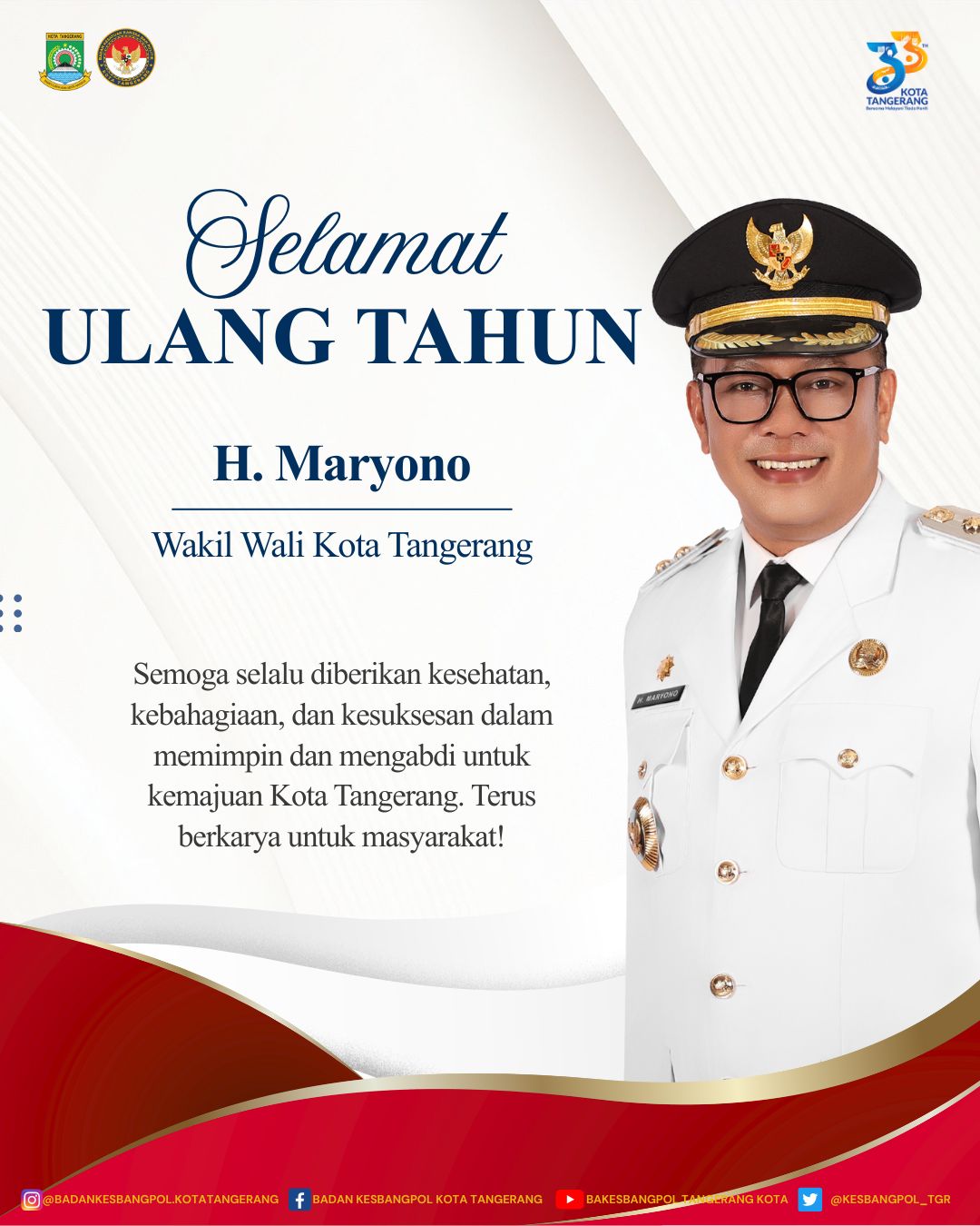 HUT Wakil Wali Kota Tangerang