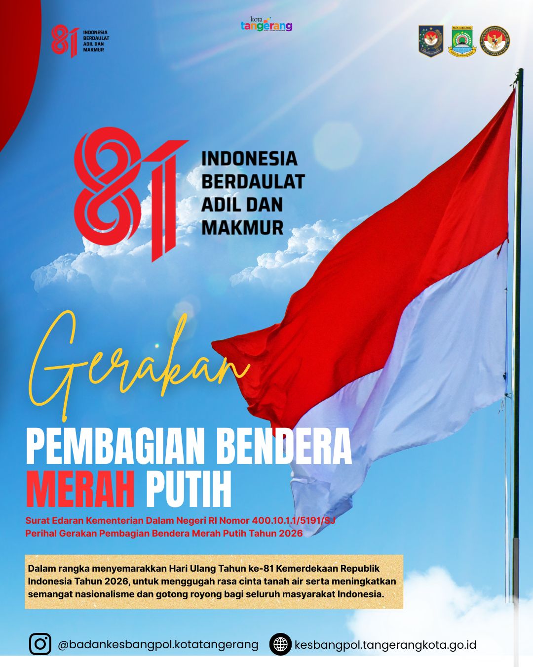 GERAKAN PEMBAGIAN BENDERA MERAH PUTIH TAHUN 2026